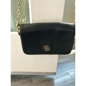 Tory Burch Magnetic Clasp Black Crossbody